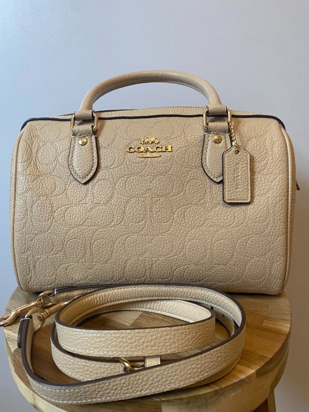 Coach Rowan Signature Leather